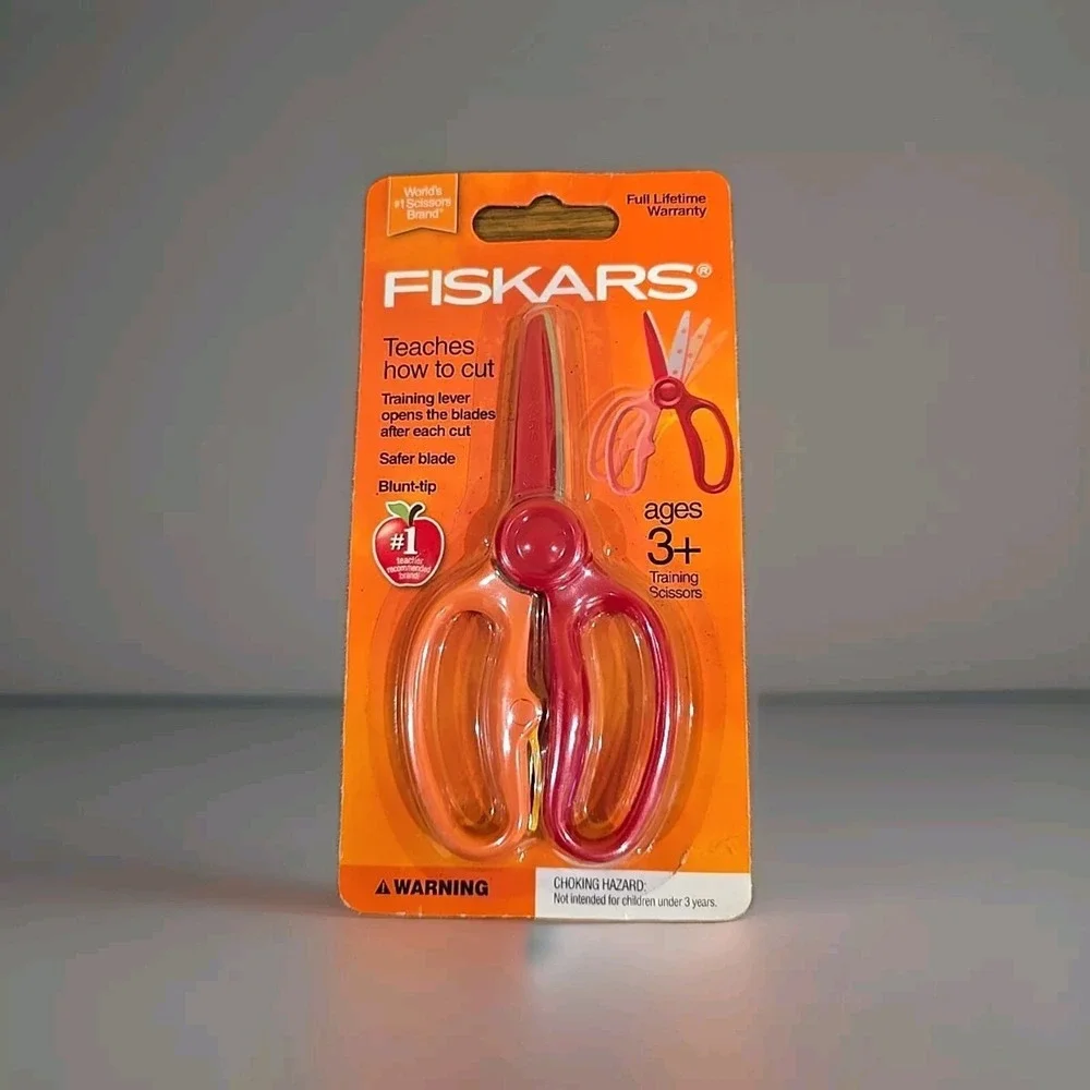Fiskars Age 3+ Pre School Training Scissors; Back To School‎ Supplies; NEW